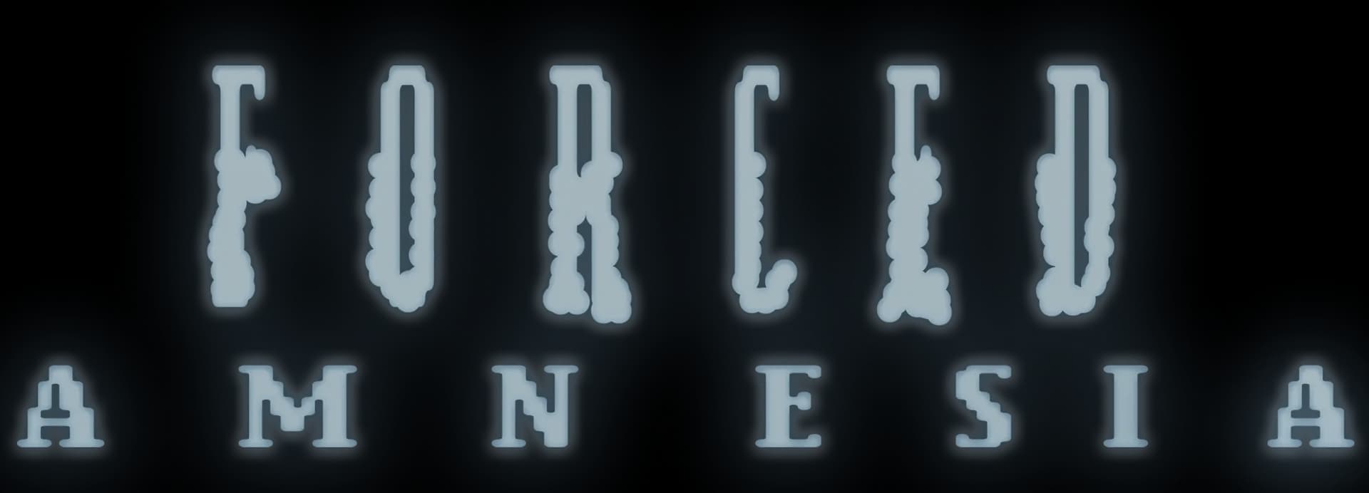 Forced Amnesia Game Logo, a Frozen Logo